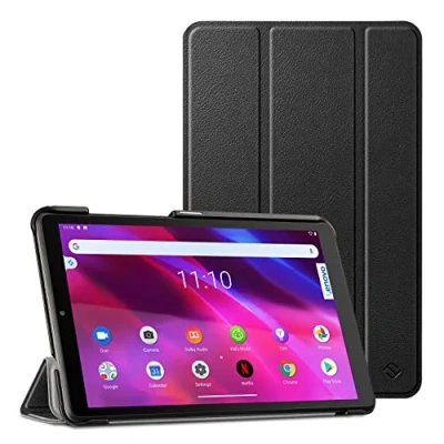 Afbeelding van FINTIE Beschermhoes voor Lenovo Tab M8 TB 8505F / 8505X, ultradunne en lichte flipcase met standfunctie magnetische afdekking HD 8 inch 2019, zwart