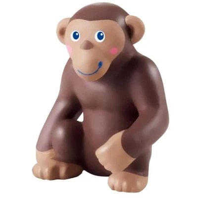 Afbeelding van Little Friends Poppenhuispop Aap Junior Pvc 4,5 Cm Bruin