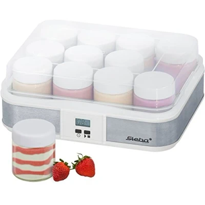 Afbeelding van Steba JM2 Yoghurtmaker Inclusief 12 potjes 21 Watt totaal 2.4 liter