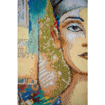 Afbeelding van Borduurpakket Nefertiti Lanarte Evenweave