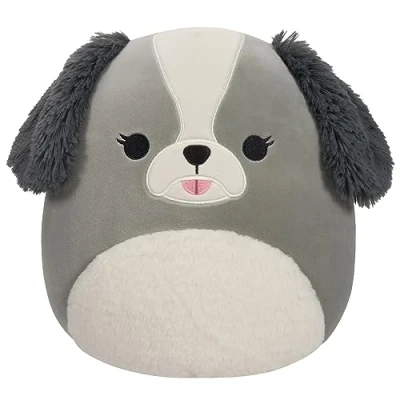 Afbeelding van Squishmallows Originele 30 cm Malu Le Shih Tzu grijs, voegt toe aan je team, ultrazacht pluche dier
