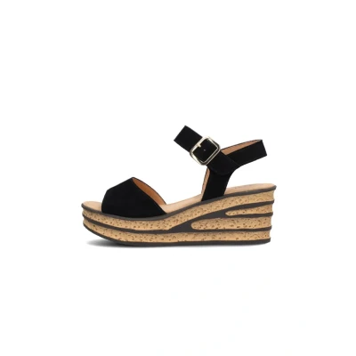 Afbeelding van Gabor Sandalen met plateauzool, Dames, Maat: 42, Zwart Schoenen