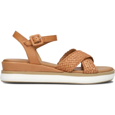 Afbeelding van Inuovo Sandalen, Dames, Maat: 39, Cognac Leer