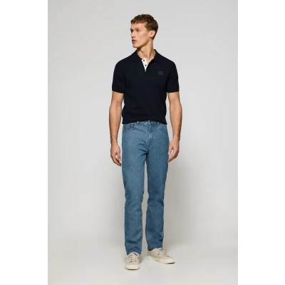 Afbeelding van Polo Club Heren Denim Blauwe Regular Fit Boston Jeans 46
