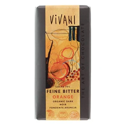 Afbeelding van Vivani Chocoladereep Puur met Multi verpakking 10x100GR