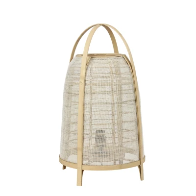 Afbeelding van Light &amp; Living Tafellamp JACINTO 34x34x60cm Bruin
