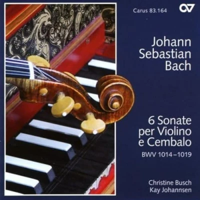 Afbeelding van Christine Busch &amp; Kay Johannsen J.S. Bach: 6 Sonatas For Violin And Harpsichord (2 CD)