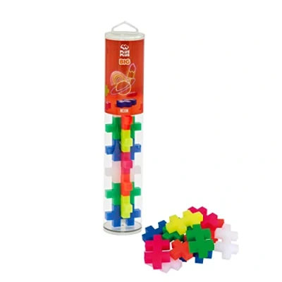 Afbeelding van Plus BIG Neon Tube Constructiespeelgoed Set Met Bouwstenen 15 Delige Bouwset Bouwspeelgoed Kleur Vanaf 3 Jaar
