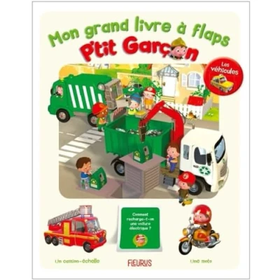 Afbeelding van LES VEHICULES MON GRAND LIVRE A FLAPS