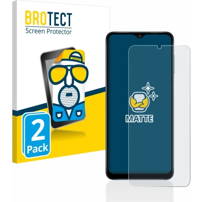 Afbeelding van BROTECT Screenprotector voor Samsung Galaxy A12 Folie Beschermfolie matte (2 Stuks)