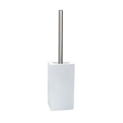 Image de QUADRO Porte balai WC 45x11,5x11,5cm Blanc