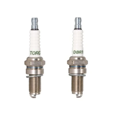 Afbeelding van TORCH 2 stuks D8RTC bougies, vervangen voor DPR8EA 9, 5829/DP8EA 9 2120/D8EA 7162/DR8EA, 809/8809/RA6HC OE083, 4101/X24ESR U X24EP U9, R121XL; S S1022 F, XS4163, OEM