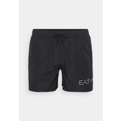 Afbeelding van EA7 Emporio Armani Beachwear Zwemshorts, Heren, Maat: Medium, Black/silver
