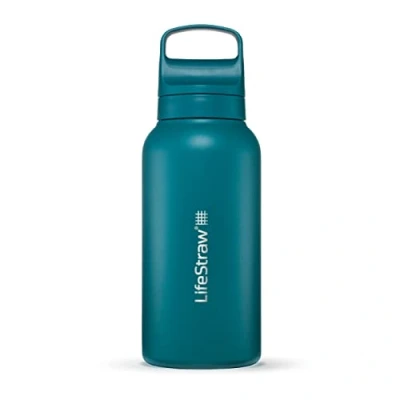 Afbeelding van Lifestraw Go 2.0 Stalen Waterfles met Filter 1L Laguna Teal