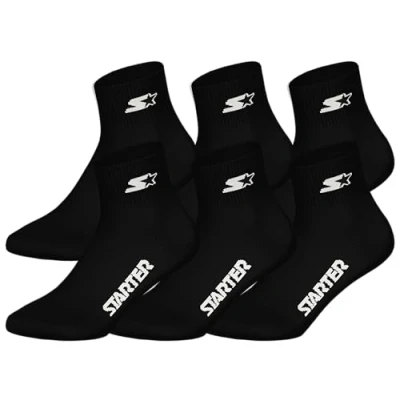 Afbeelding van STARTER Quarter Socks 6 pack Zwart Maat 43/46