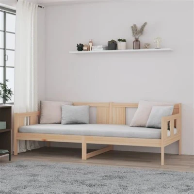 Afbeelding van vidaXL Slaapbank Massief Grenenhout 90x200 cm