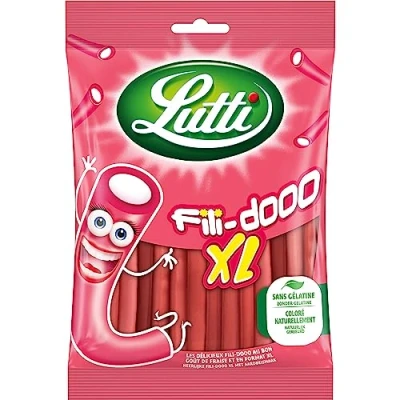 Afbeelding van Lutti Fili dooo Aardbei XL 180 g