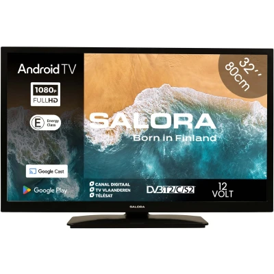 Afbeelding van Salora 32MBA300 TV 81,3 cm (32&quot;) HD Smart Wifi Zwart 250 cd/m²