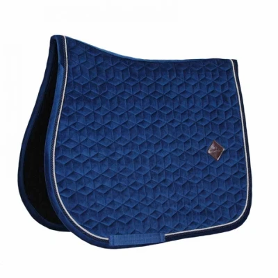 Afbeelding van Kentucky Horsewear Zadeldekje Basic Velvet Marineblauw