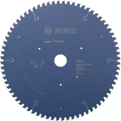 Afbeelding van Bosch Cirkelzaagblad 72 tanden Wood Negative ABT 300 x 30 2.4mm