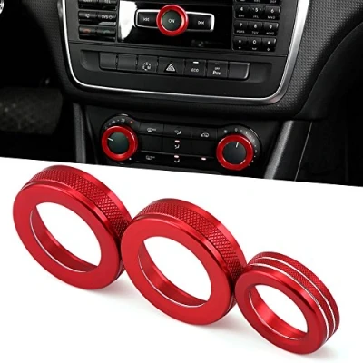 Afbeelding van Ventilatieknopbeschermers voor Mercedes Benz A klasse B E GLK GLA CLA gle ML GL AMG