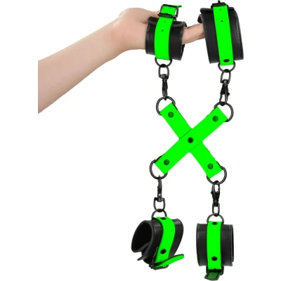 Afbeelding van Hand &amp; Enkelboeien Glow In The Dark
