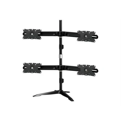 Image de Aavara Pied ExperTorque pour 4 écrans LCD aluminium, acier Taille d&#039;écran : 24&quot; 32&quot; support ordinateur de bureau