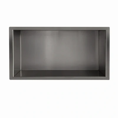 Afbeelding van Wiesbaden inbouwnis 30x60x7cm gunmetal