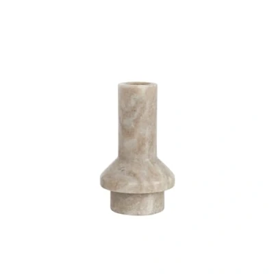 Afbeelding van Bloomingville Kaarsenhouder van marmer, 11,4 cm, beige