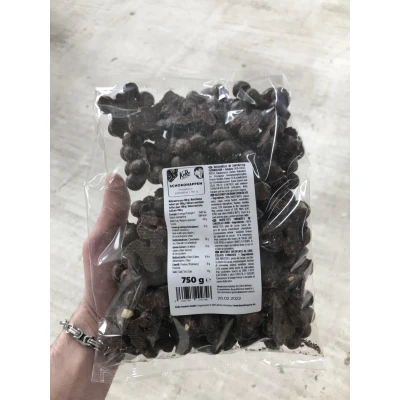 Afbeelding van KoRo Chocolate bites pure chocolade &amp; hazelnoot 750 g