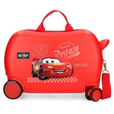 Afbeelding van Cars Rolling Suitcase 4 Wheels Red