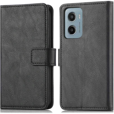 Afbeelding van imoshion Luxe Bookcase voor de Motorola Moto G05/E15 Zwart
