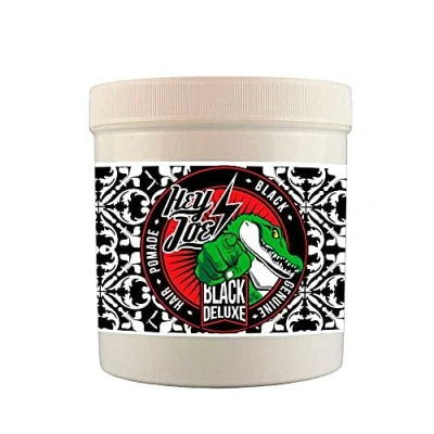 Afbeelding van Hey Joe! Genuine Hair Pomade Black Deluxe, pot 1000gr!!