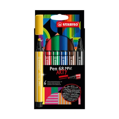 Image de Stabilo 68 MAX ARTY feutres de coloriage (6 pièces)
