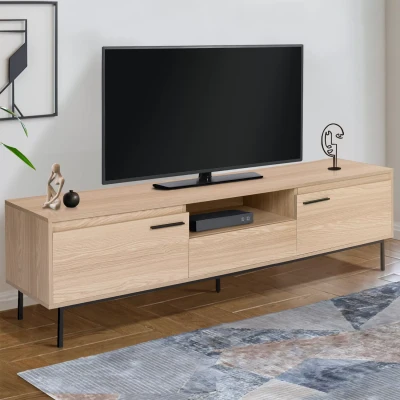 Image de Meuble TV contemporain SEATTLE avec rangements 180 cm