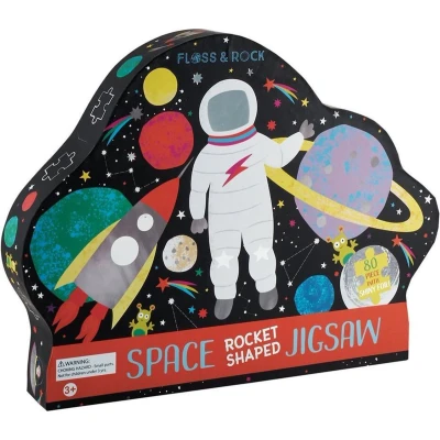 Afbeelding van Floss &amp; Rock Space puzzel 80 stukjes 35 x 55 cm Multi