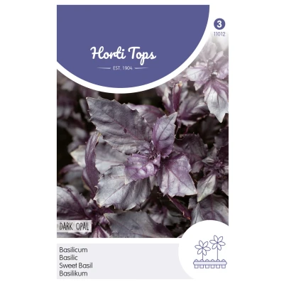 Afbeelding van Hortitops Basilicum Rode Dark Opal Kruidenzaden 1.5 g