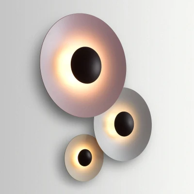 Afbeelding van MARSET Ginger 20C LED wandlamp Ø19,5 steengrijs