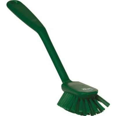 Image de VIKAN 42372 brosse à vaisselle, 280 mm, polyester, moyen, vert 4237/2