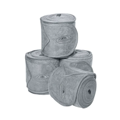Afbeelding van Weatherbeeta Fleece Bandages Prime 4 Stuks Grijs 3,5m Agradi.be