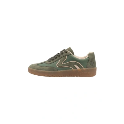 Afbeelding van Rieker M5512 Lage damessneakers, Groen
