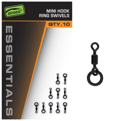Afbeelding van Fox Edges Mini Hook Ring Swivels (10 pcs)