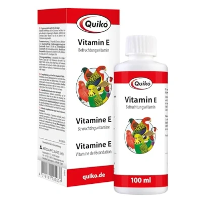 Afbeelding van Quiko Vogelvoer Vitamine E Vloeibaar Kweekbevordering 100ml