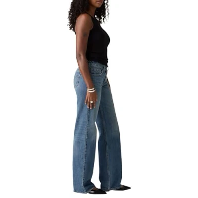 Afbeelding van Levi&#039;s LOW Loose Jeans Flared Jeans, Dames, Maat: 32x30, Living the good life