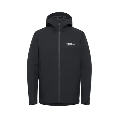 Afbeelding van Jack Wolfskin Outdoorjas, Heren, Maat: Medium, Black
