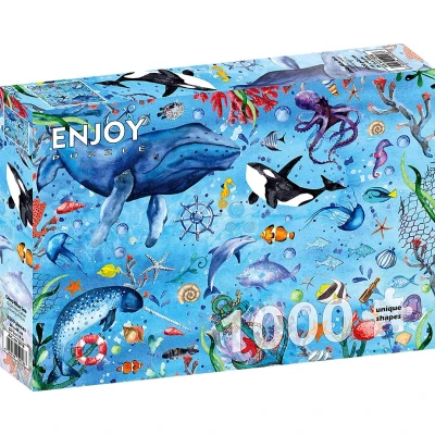 Afbeelding van Enjoy Puzzle Deep Blue Sea 1000 Teile.