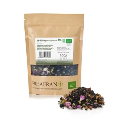 Afbeelding van FRISAFRAN Biologische energie Oolong thee 200 g reinigend rejuvenant authentieke blauwe natuurlijk