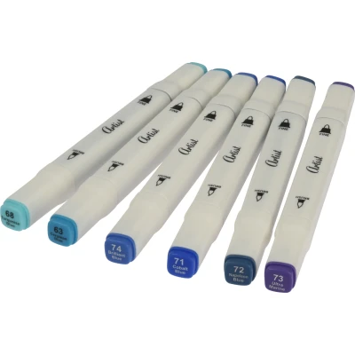 Afbeelding van Markers duo 6 sts geel