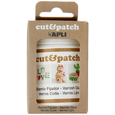Afbeelding van Apli Vernislijm Cut &amp; Patch, Flacon Van 100 Ml Lijm