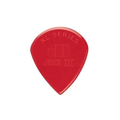 Afbeelding van Dunlop Nylon Jazz III XL Plectrum 6 Pack rood Plectra